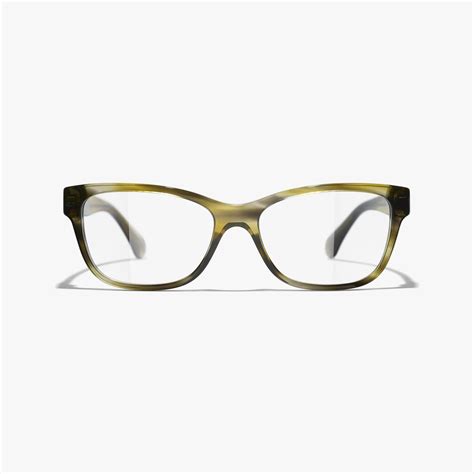 chanel green tortoise glasses